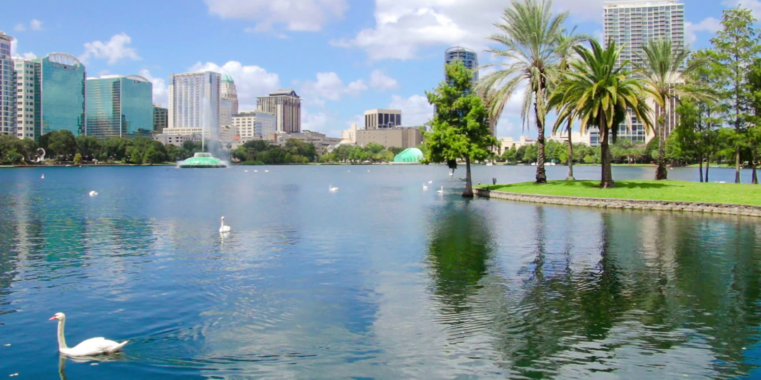 Centro da cidade de Orlando Museus, paisagens lindas e atrações culturais.