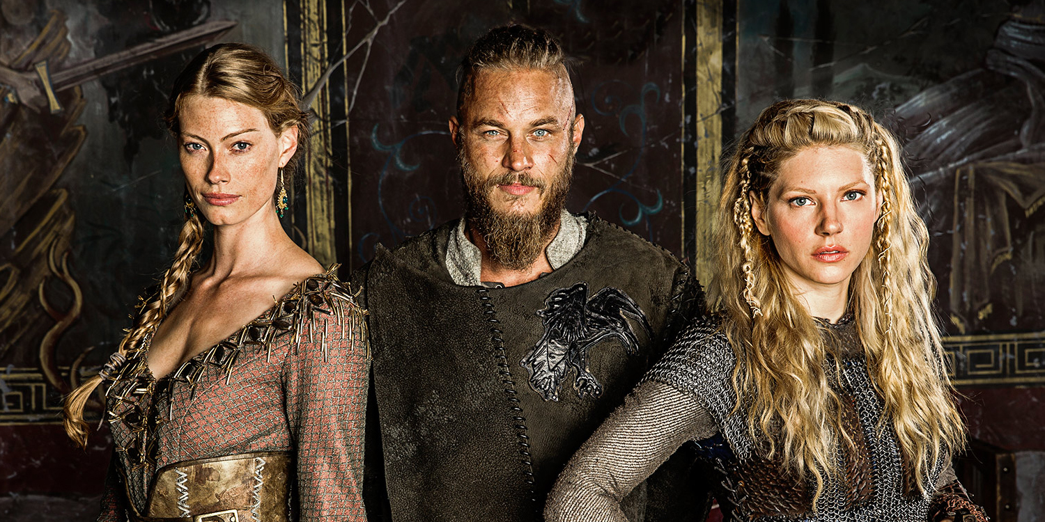 Vikings Esta série dramática acompanha a vida do viking Ragnar Lothbrok em sua jornada para ampliar o domínio nórdico e desafiar um líder incompetente e sem visão.