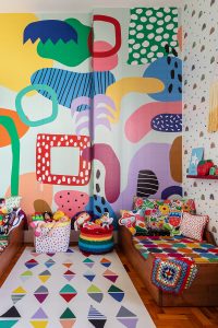quarto infantil compartilhado colorido sem tema