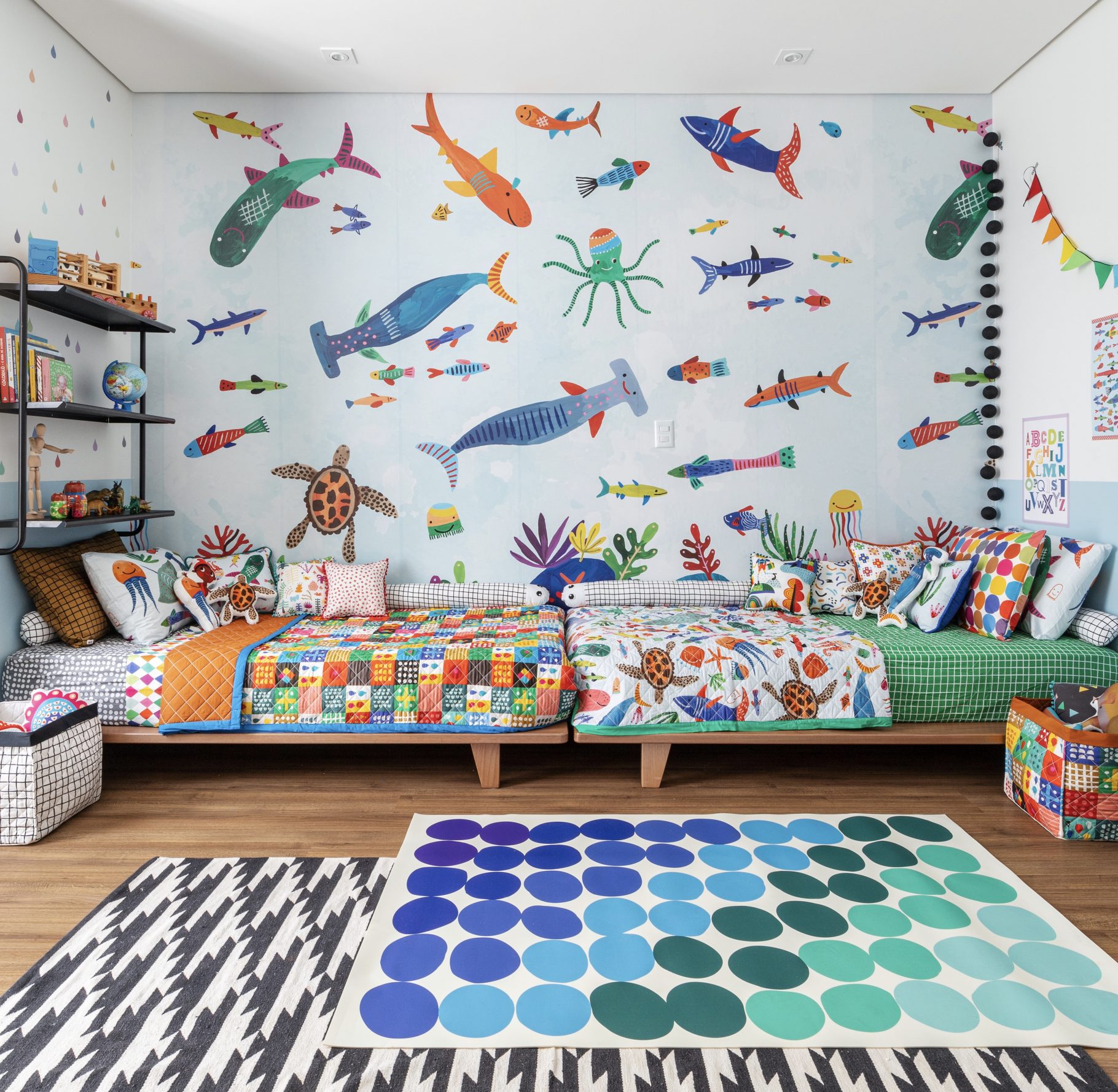Decoração de quarto de criança: Faça um Tour pelo Quarto com os projetos da MOOUI