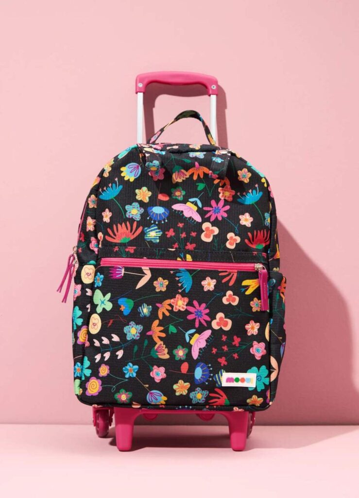Mochila de Rodinha Infantil - Anoitecer no Jardim